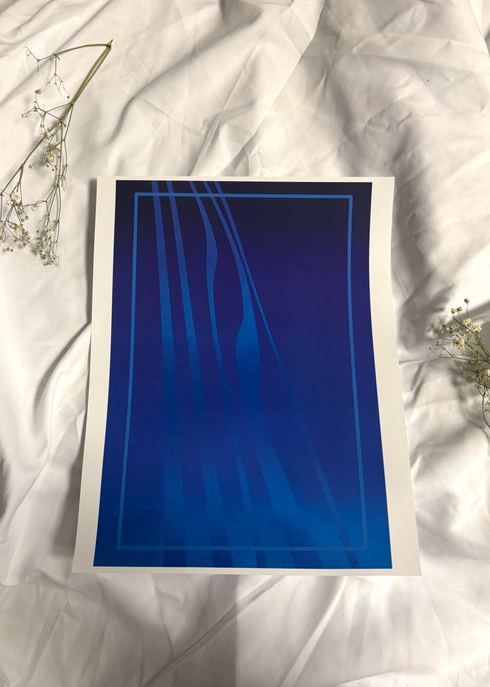 Purple gradient print