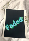 “Faded” print