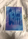 “Calm” print
